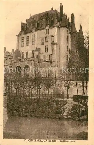 AK / Ansichtskarte Chateauroux_Indre Chateau Raoul Chateauroux Indre