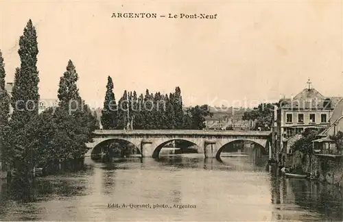 AK / Ansichtskarte Argenton sur Creuse Pont Neuf Argenton sur Creuse