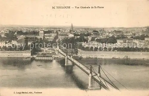 AK / Ansichtskarte Toulouse_Haute Garonne Panorama Saint Pierre Toulouse Haute Garonne