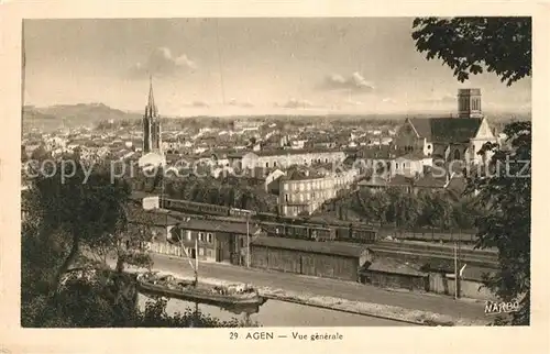 AK / Ansichtskarte Agen_Lot_et_Garonne Panorama Agen_Lot_et_Garonne