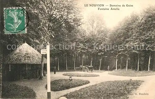 AK / Ansichtskarte Le_Nouvion en Thierache Domaine de Guise Fontaine Amelie Le_Nouvion en Thierache