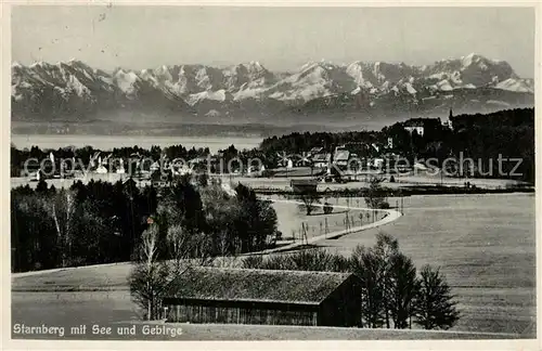 AK / Ansichtskarte Starnberg See Gebirge Starnberg