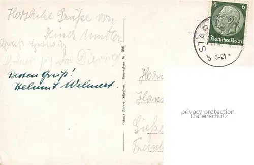 AK / Ansichtskarte Starnberg See Gebirge Starnberg