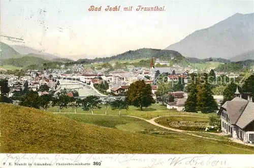 AK / Ansichtskarte Bad_Ischl_Salzkammergut Traunthal Panorama Bad_Ischl_Salzkammergut