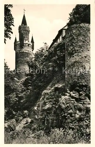 AK / Ansichtskarte Friedberg_Hessen Burggraben Adolfsturm Friedberg Hessen