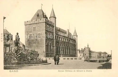 AK / Ansichtskarte Gand_Belgien Chateau de Gerard le Diablo Gand Belgien