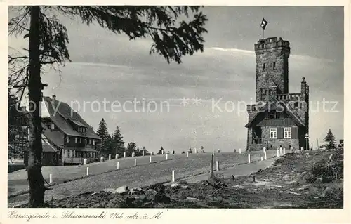 AK / Ansichtskarte Hornisgrinde Aussichtsturm Hornisgrinde