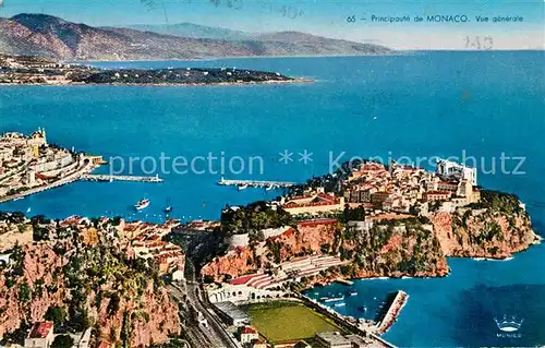 AK / Ansichtskarte Monaco Fliegeraufnahme Monaco