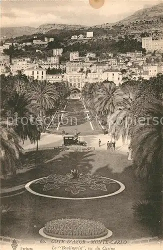 AK / Ansichtskarte Monte Carlo Boulingrin Vu du Casino Monte Carlo
