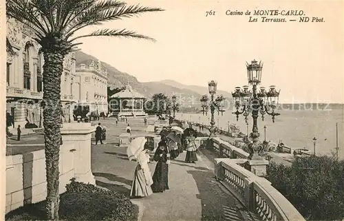 AK / Ansichtskarte Monte Carlo Casino Les Terrasses Monte Carlo