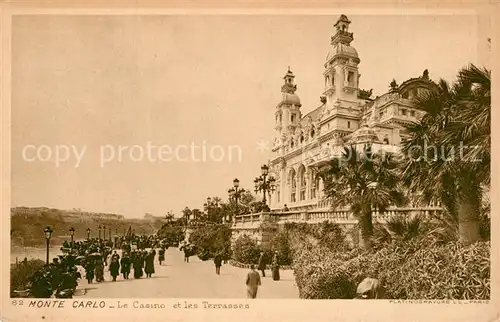 AK / Ansichtskarte Monte Carlo Casino et les Terrasses Monte Carlo