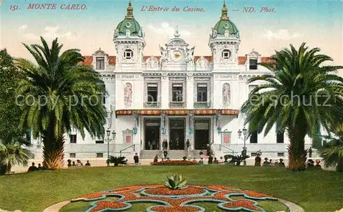 AK / Ansichtskarte Monte Carlo Casino Monte Carlo