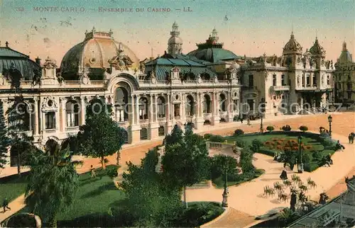AK / Ansichtskarte Monte Carlo Ensemble du Casino Monte Carlo