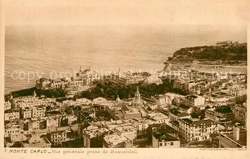 AK / Ansichtskarte Monte Carlo Fliegeraufnahme Monte Carlo