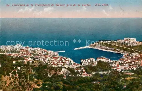 AK / Ansichtskarte Monaco Panorama de la Principaut Monaco