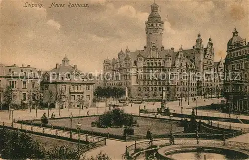 AK / Ansichtskarte Leipzig Rathaus Leipzig