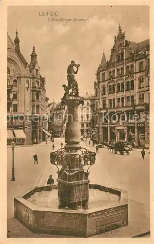 AK / Ansichtskarte Leipzig Rattenf?nger Brunnen Leipzig