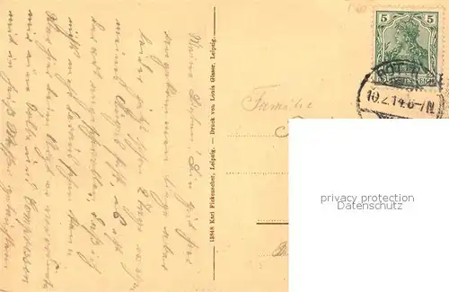 AK / Ansichtskarte Leipzig Augustusplatz Universit?t Mendebrunnen Caf? Felsche Leipzig