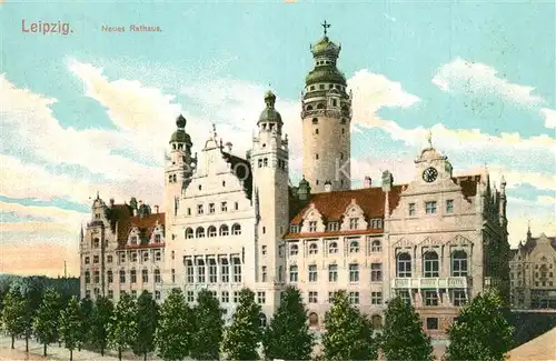 AK / Ansichtskarte Leipzig Rathaus Leipzig