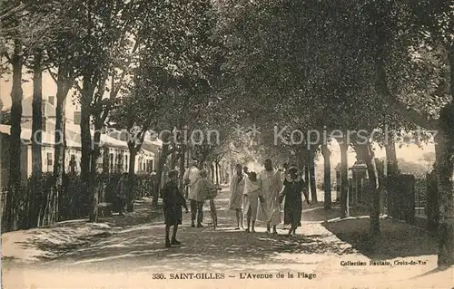 AK / Ansichtskarte Saint Gilles Croix de Vie_Vendee Avenue de la plage Saint Gilles Croix de Vie