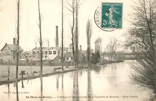 AK / Ansichtskarte Saint Mars la Briere Huisne et Papeterie du Bourray Saint Mars la Briere