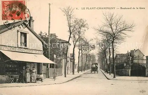 AK / Ansichtskarte Le_Plant_Champigny Boulevard de la Gare 