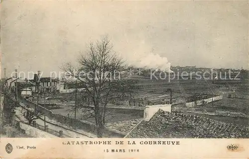 AK / Ansichtskarte La_Courneuve Catastrophe 15 Mars 1918 La_Courneuve