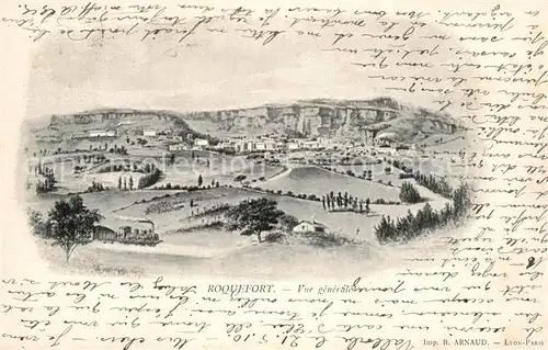 AK / Ansichtskarte Roquefort sur Soulzon Vue generale Roquefort sur Soulzon