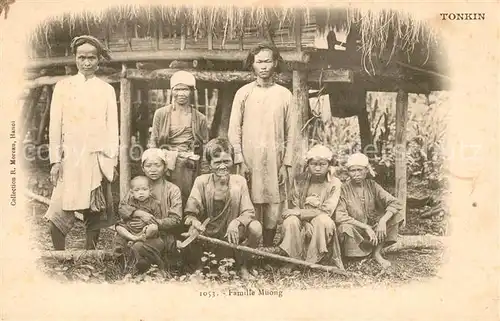 AK / Ansichtskarte Tonkin Famille Muong Tonkin