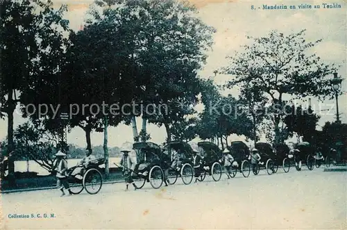 AK / Ansichtskarte Tonkin Mandarin en visit au Tonkin Tonkin