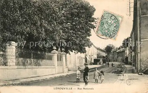 AK / Ansichtskarte Lerouville Rue Nationale Lerouville