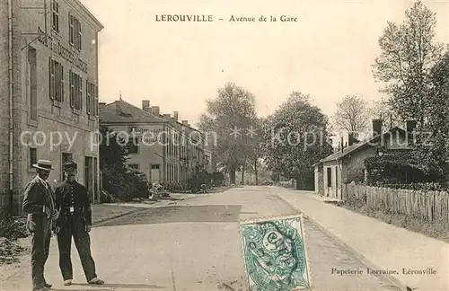 AK / Ansichtskarte Lerouville Avenue de la Gare Lerouville