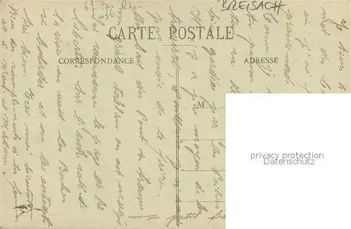 AK / Ansichtskarte Breisach_Rhein Aux bords du Rhin Francais vue sur Vieux Brisach Cathedrale Muenster Breisach Rhein