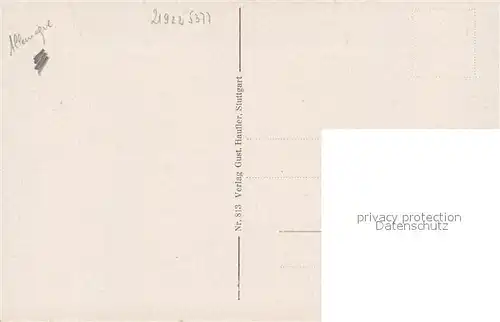 AK / Ansichtskarte Stuttgart Hotel Marquart Stuttgart