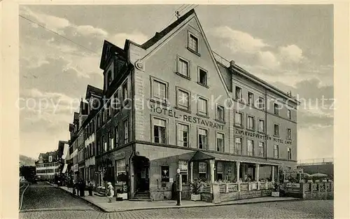 AK / Ansichtskarte Ehrenbreitstein Hotel zum Kurfuersten Ehrenbreitstein