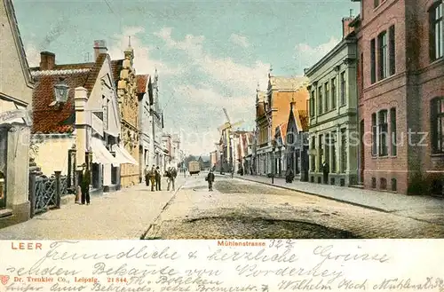 AK / Ansichtskarte Leer_Ostfriesland Muehlenstrasse Leer_Ostfriesland
