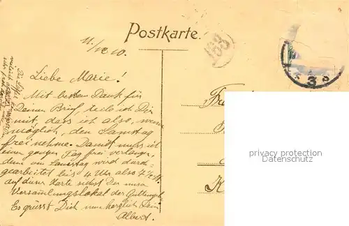 AK / Ansichtskarte Leipzig Reformwirtschaft des Vereins Auguste Schmidt Haus Leipzig