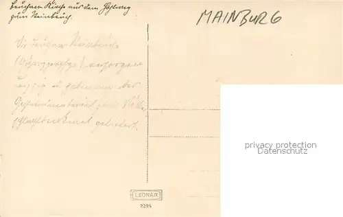 AK / Ansichtskarte Mainburg Blick zur Kirche Mainburg