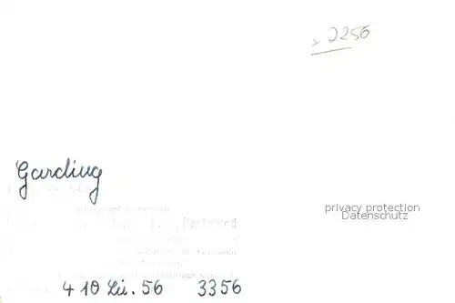 AK / Ansichtskarte Garching_Muenchen Strassenpartie Garching Muenchen