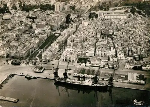 AK / Ansichtskarte Bone Vue aerienne sur le port et la ville Bone