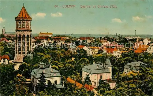 AK / Ansichtskarte Colmar_Haut_Rhin_Elsass Quartier du Chateau d Eau Colmar_Haut_Rhin_Elsass