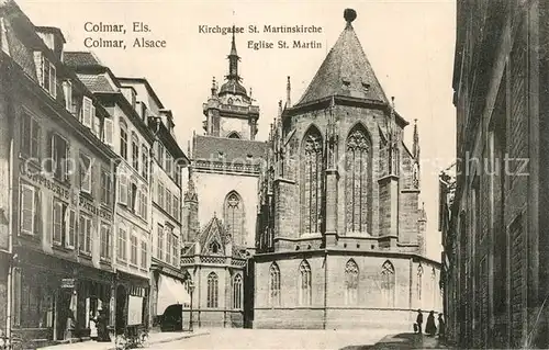 AK / Ansichtskarte Colmar_Haut_Rhin_Elsass Eglise Saint Martin Colmar_Haut_Rhin_Elsass