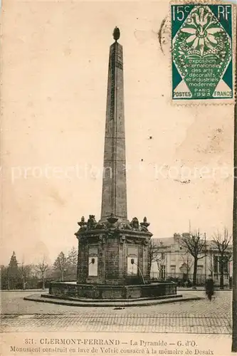 AK / Ansichtskarte Clermont_Ferrand_Puy_de_Dome Pyramide Clermont_Ferrand