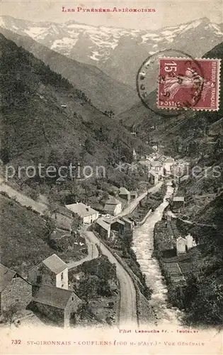 AK / Ansichtskarte Saint_Gironnais Couflens Panorama Saint Gironnais