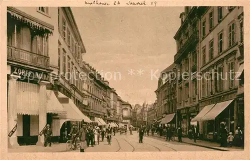 AK / Ansichtskarte Mulhouse_Muehlhausen Wildemannstrasse Mulhouse Muehlhausen