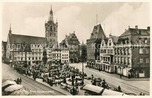 AK / Ansichtskarte Trier Hauptmarkt Trier