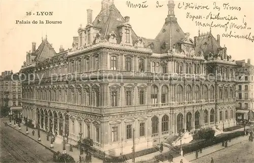 AK / Ansichtskarte Lyon_France Palais de la Bourse Lyon France