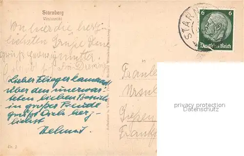 AK / Ansichtskarte Starnberg Panorama Kirche Starnberg