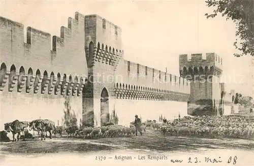 AK / Ansichtskarte Avignon_Vaucluse Les Remparts Avignon Vaucluse