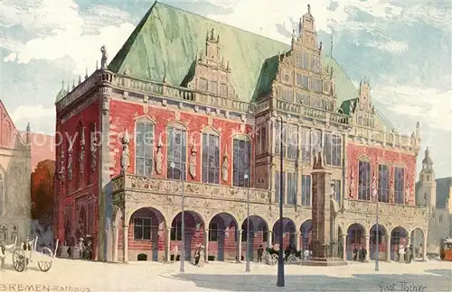 AK / Ansichtskarte Bremen Rathaus Bremen